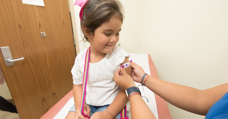 Vaccination - Girl Getting Vaccinated